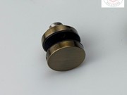 Aquaslide 2000 Top Rail Mount Fixing - Antique Brass